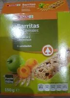 Mängden socker i Barritas de cereales manzana y albaricoque
