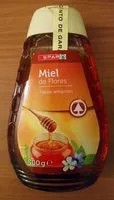 Mängden socker i Miel de flores, tapon antigoteo.500g