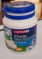 Mängden socker i Chicles sabor menta fuerte sin azúcar