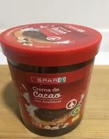 Mängden socker i Crema de Cacao con Avellanas