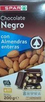 Mängden socker i Chocolate Negro con Almendras enteras