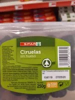 Mängden socker i Ciruelas sin hueso