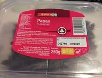 Mängden socker i Pasas Sultanas