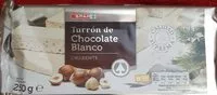 Mängden socker i Turrón chocolate blanco