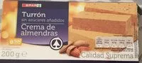 Mängden socker i Turrón crema de almendras sin azúcares