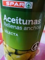 Mängden socker i Aceitunas rellenas de anchoa