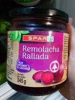 Mängden socker i Remolacha rallada