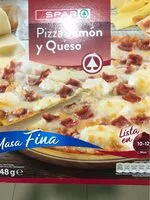 Mängden socker i Pizza jamon y queso