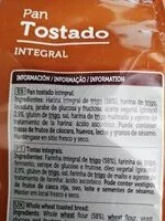 Mängden socker i Pan tostado integral