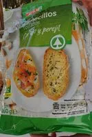 Mängden socker i Panecillos tostados con ajo y perejil