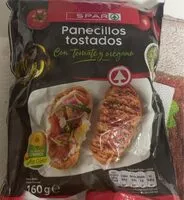 Mängden socker i panecillos tostados con tomate y oregano