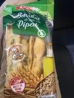 Mängden socker i Barritas de pan con pipas