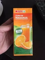 Mängden socker i Zumo de naranja