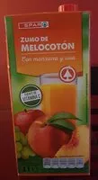 Mängden socker i Zumo de melocotón con manzana y uva