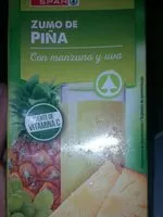 Mängden socker i Zumo de pina