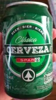 Mängden socker i Cerveza clásica Spar