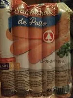 Mängden socker i Salchichas de pollo
