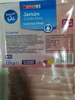 Mängden socker i Jamón cocido extra