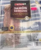 Mängden socker i Jamon Serrano Gran Reserva