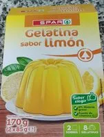 Mängden socker i Gelatina limon