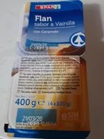 Mängden socker i Flan spar sabor vainilla