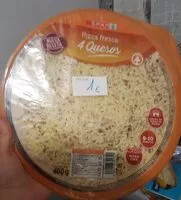 Mängden socker i Pizza 4 quesos