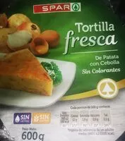 Mängden socker i Tortilla de patata fresca con cebolla