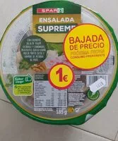 Mängden socker i Ensalada supreme