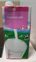 Mängden socker i Leche desnatada