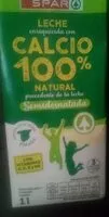 Mängden socker i Leche calcio semidesnatada
