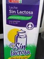 Mängden socker i Leche sin lactosa semidesnatada