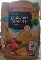 Mängden socker i Puré de frutas con cereales