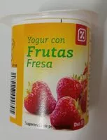 Mängden socker i Yogur con frutas fresa