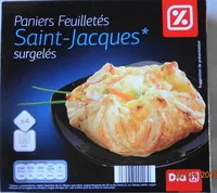 Mängden socker i Paniers Feuilletés Saint-Jacques* (x 4), Surgelés