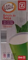 Mängden socker i Bebida de soja