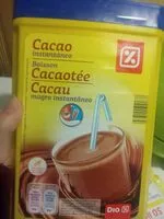 Mängden socker i Cacao instantáneo