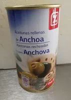 Mängden socker i Aceitunas Rellenas de Anchoa