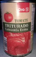 Mängden socker i Tomate triturado