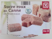 Mängden socker i Sucre Roux de Canne