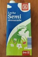 Mängden socker i Leche semidesnatada