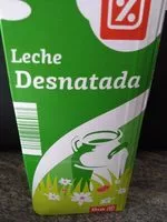 Mängden socker i Leche desnatada