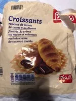 Mängden socker i Croissants Rellenos de crema de cacao y avellanas