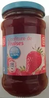 Mängden socker i Confiture de fraises
