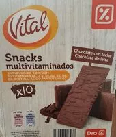 Mängden socker i Vital snacks multivitaminas