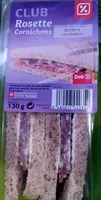 Mängden socker i Club rosette cornichons