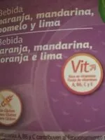 Mängden socker i Zumo de naranja, pomelo, mandarina y lima