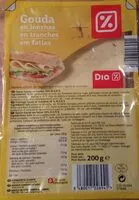 Mängden socker i Gouda en lonchas