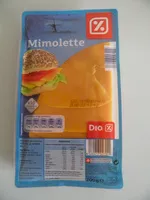 Mängden socker i Mimolette (25% MG) x 10 tranches