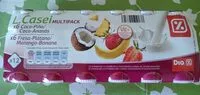 Mängden socker i L. Casei Multipack Coco-Piña y Fresa-Plátano