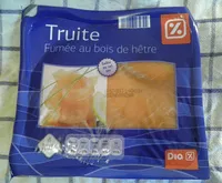 Mängden socker i Truite fumée au bois de hêtre tranchée